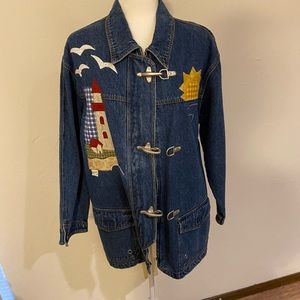 Vintage Nautical Jean Jacket